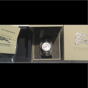 Burberry BU10002 Signature silver 40mm case Swiss